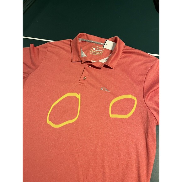 Drake Waterfowl Clothing Performance Fishing Hunting Polo Shirt XL Salmon Nature - Picture 7 of 7